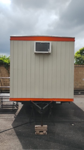 Traila Cabina Camper Caseta Remolque Oficina Móvil Para 6