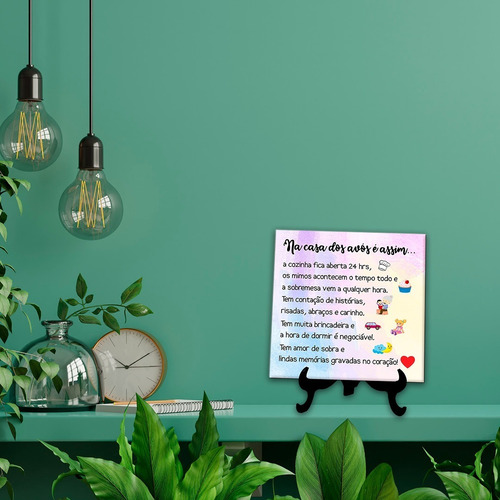 Azulejo Personalizado Regras Dos Avós - Decoração