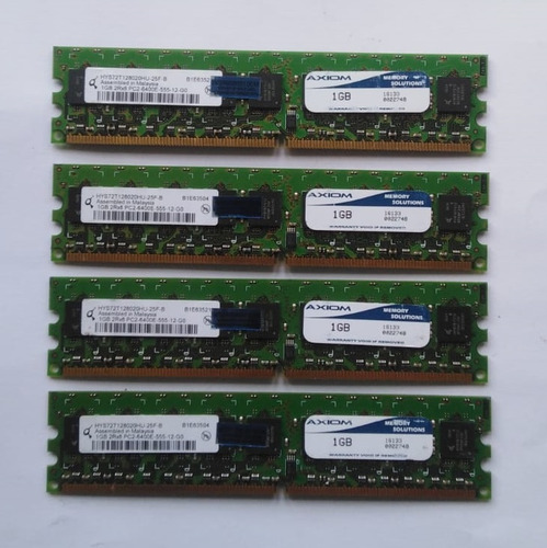 Ram 4gb (4x1gb) Ddr2 Ecc Unbuffered P/ Workstation O Mac Pro (Usado)