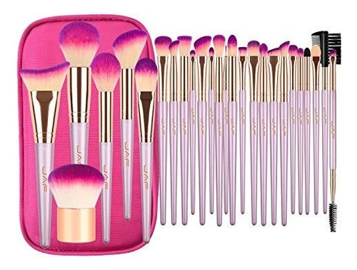 Sistema De Cepillo De Maquillaje, Jaf 26pcs Vegan Crueld