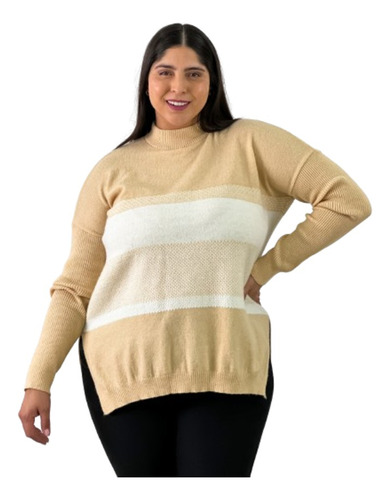 Sweater Mujer Media Polera Bremer Abrigado 