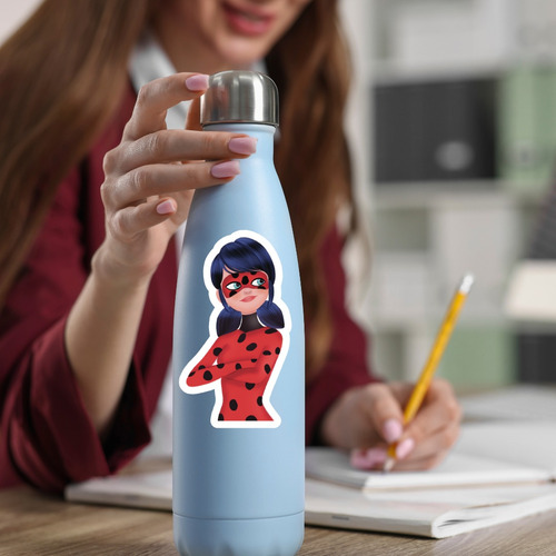 Stickers Miraclous Ladybuy & Catnoir Vinilo Autoadhesivo