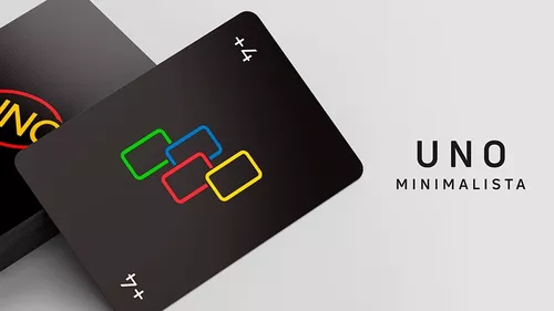 Jogo De Cartas Uno Minimalista Original Mattel Gyh69 em Promoção