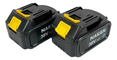 Chave De Impacto Parafusadeira 2 Bateria 38v Brushless Nakan Cor Amarelo