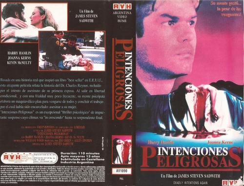 Intenciones Peligrosas Vhs Deadly Intentions... Again 1991