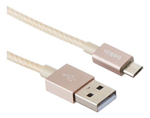 Cable Belkin Micro Usb Metalico Para Dispositivos Android