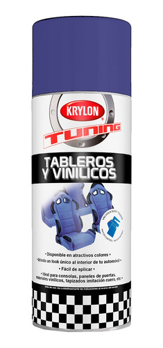 Krylon Tuning Tableros Y Vinilicos Azul X 340 Gr *