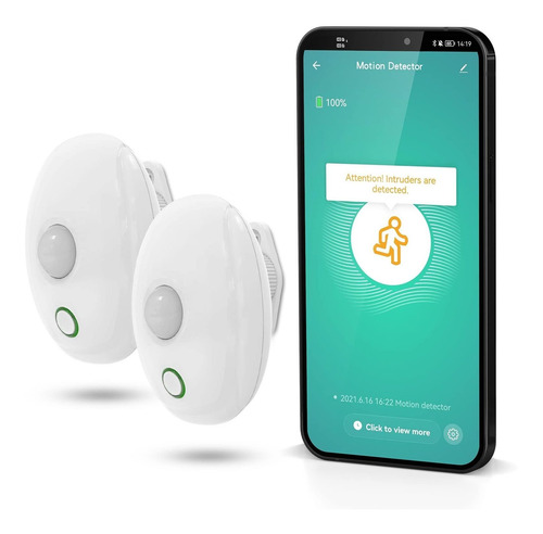 Ecoey Sensor Movimiento Detector Inalambrico Wifi Piro 2