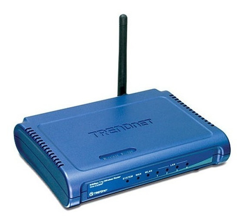Roteador azul TRENDnet TEW-432BRP