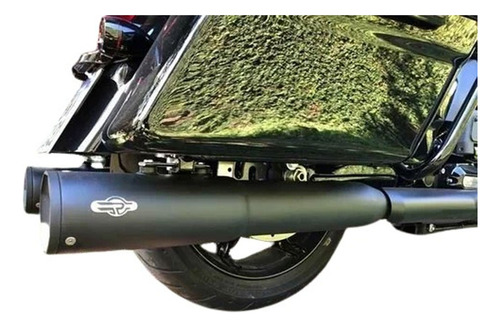 Ponteira Customer Road Glide 2023 4 1/2 P/ 4 T-black Canhão