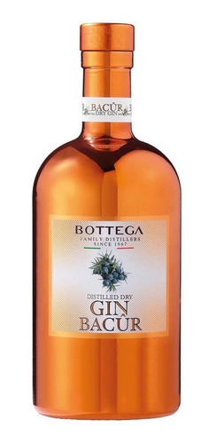 Gin Bottega Bacur Importado De Italia 500ml