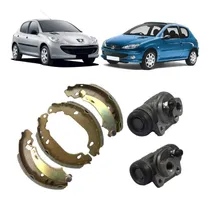 Comprar Kit Sapata Cilindro De Freio Roda Tras Peugeot 206 207 Hatch
