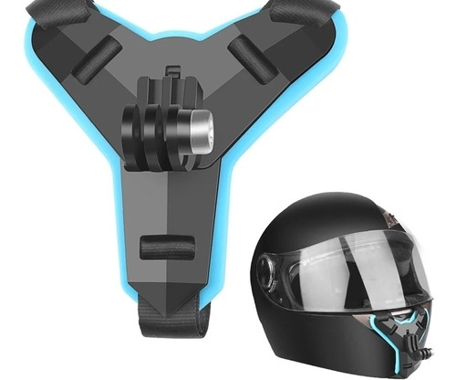 Base Casco Motocicleta + Tornillo + Bases Gopro 8 7 6 5 4 3