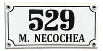 Comprar Cartel Enlozado Numero De Calle Dirección Casa 20 X 10 Cm