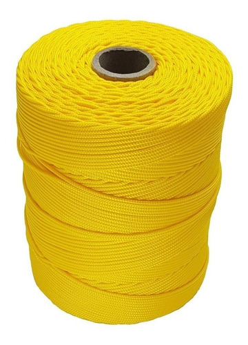 Corda Nylon Seda Trançada 2,5mm C/ 286mts - Cordaville Cor Amarela