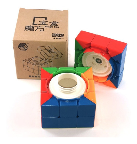 Cubo Rubik Cofre Box Yuxin 3x3 Caja Treasure Stickerless