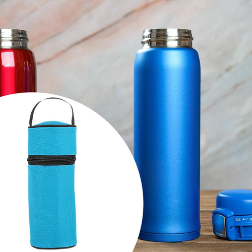 Bolsa De Transporte Aislada Para Botella De Agua, Azul Claro