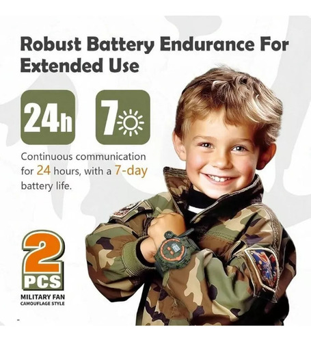 Rq Reloj De Pulsera Para Niños C Radios Walkie Talkies