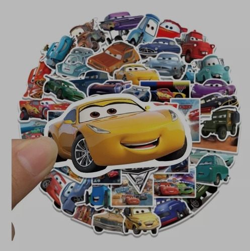 Cars Rayo Mcqueen 50  Stickers Vinil Pvc Vs Agua