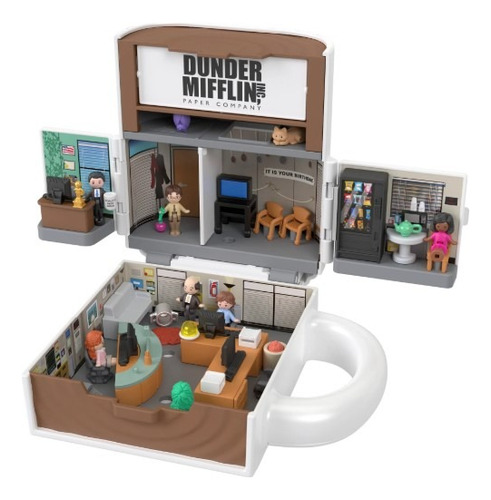 Polly Pocket X The Office Playset Compact Taza Y Accesorios
