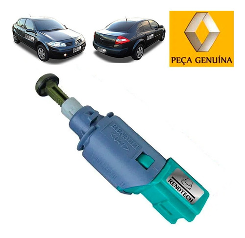 8200168240 Interruptor Do Pedal Embreagem Verde Megane 06...