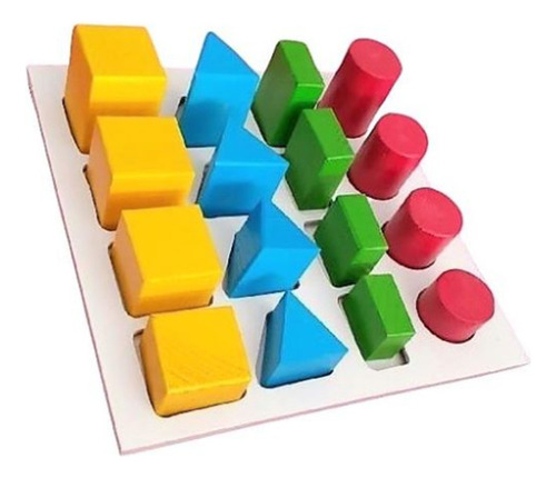 Juguete Didactico Geometria Tabla Volumen