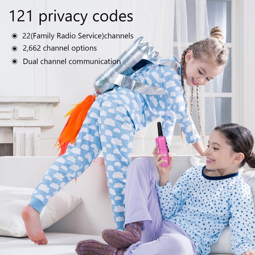 Adulto Niños Walkie Talkies Radio 2 Vías Con Linterna