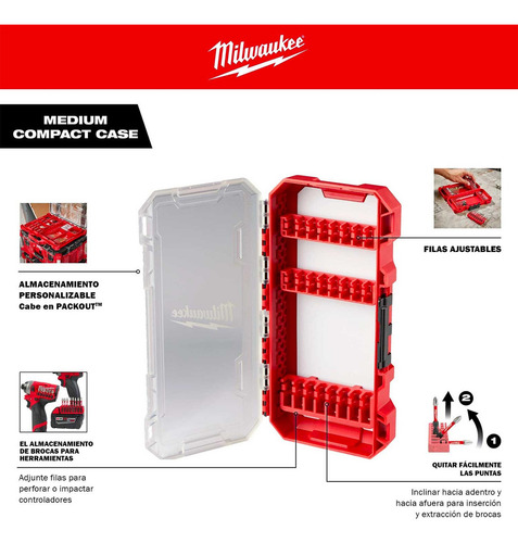 Juego De Puntas Phillips Plana Torx Milwaukee 48-32-4403