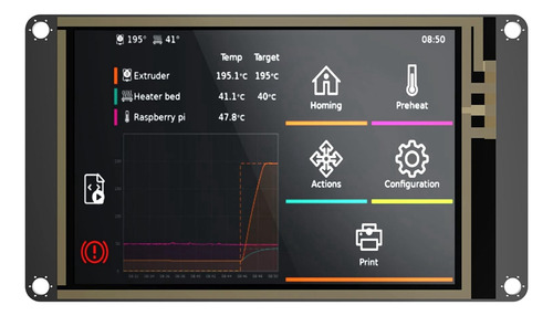 Pantalla Gráfica Tft35 Spi V2.1 Compatible Con Btt Manta M8p