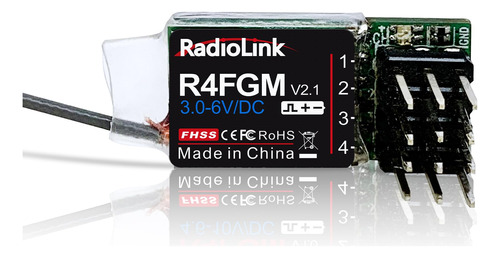 Radiolink R4fgm V2.1 2.4ghz 4 Canales Rc Gyro Receptor Para