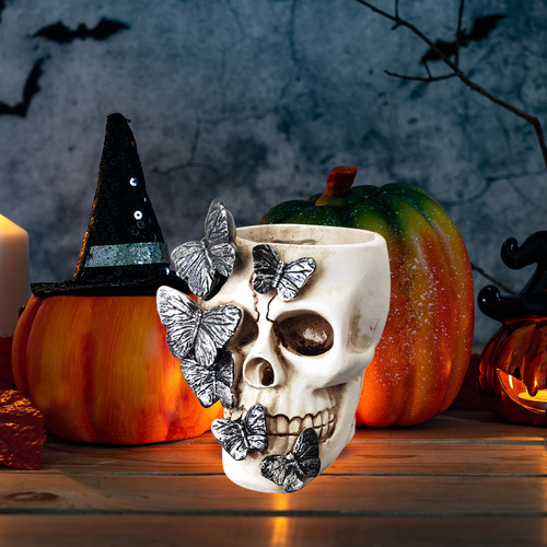 Lápiz Decorativo Con Forma De Calavera Para Fiestas Espeluzn