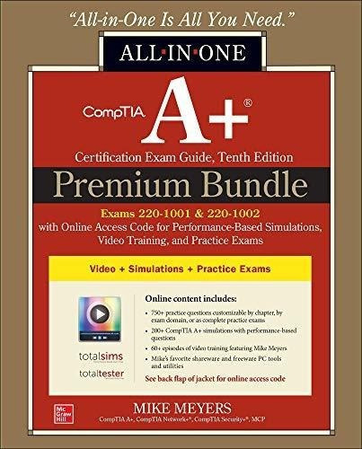 Ptia A Certification Premium Bundle All-in-one..., De Meyers, Mike. Editorial Mcgraw Hill En Inglés