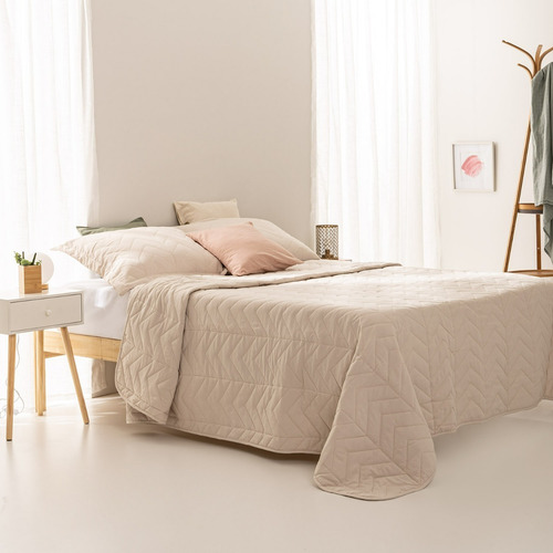 Cubrecama Quilt 2 Plazas Arredo Extra Suave Colores