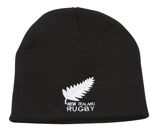 Gorro Jersey De Rugby Logo Nueva Zelanda Negro