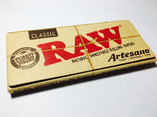 Raw Artesano King Size En Stock Papel Y Filtro Mas Armado 