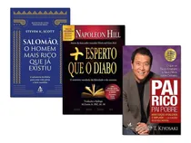 Comprar Kit Salomão Homem Mais Rico+ Pai Rico+ Mais Esperto Diabo