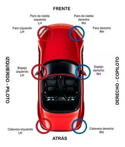Faro Niebla Avenger 2008 2009 2010 2011 Lh=rh