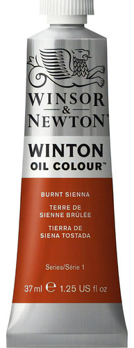 Pintura a óleo de Winsor & Newton Winton 37 ml - siena queimada - siena tostada nº 2