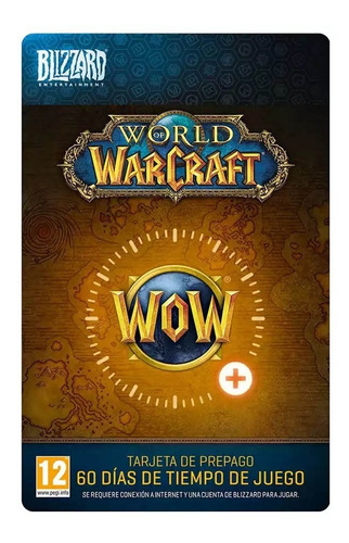 Tiempo De Juego World Of Warcraft / 60 Dias Wow