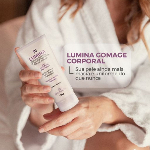 Kit 3 Esfoliante Corporal Lumina Gomage Pele Aspera Atacado