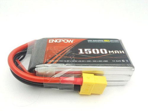 Bateria Lipo 3s 11.1v 1500mah 35c Xt-60 - Entrega Inmediata