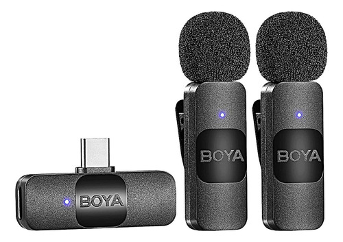 Boya Microfono Solapa Inalambrico Dual Laptop Android Smartp