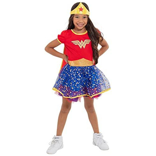 Disfraz Talla 4t Para Niñas Wonder Woman Justice League