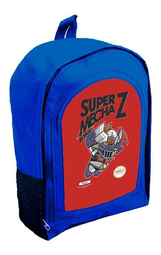 Mochila Azul Infantil  Nena Nene Mario Bros Tt710