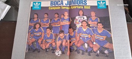 Póster Boca Campeón Torneo Apertura 1992