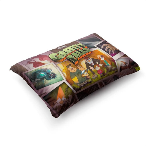 Imagen 3 de 5 de Funda De Almohada Gravity Fall 70x45cm Vudú Love