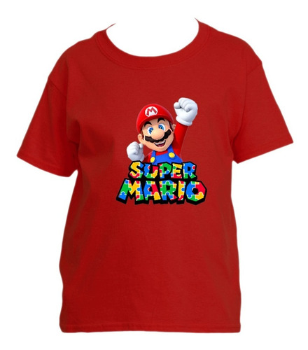 Polera Neurodivergentes Tea Tdah Autismo Mario Bros Niño/a