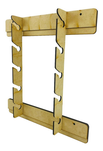 Imagen 2 de 10 de Perchero Organizador Porta Gorras Colgar Pared 10 Espacios