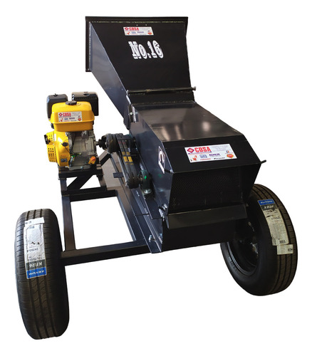 Picadora Molino Forraje Verde Seco Grano Motor 16hp Remolque