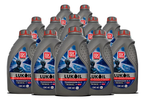 Aceite Transmisión Lukoil 80w90 Api Gl5 1 Litro X12